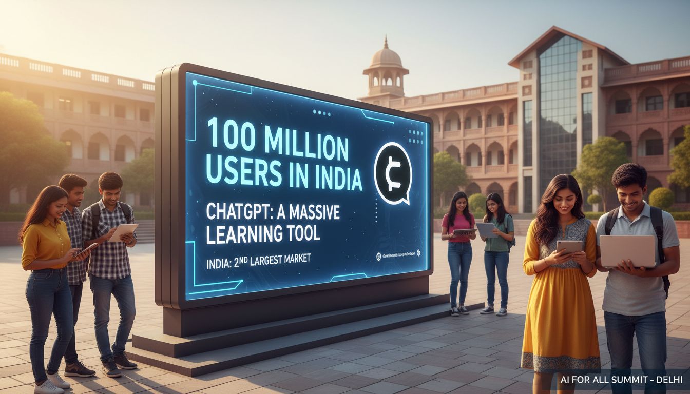 100 מיליון משתמשים בהודו: ChatGPT הופך לכלי לימוד המוני